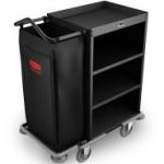View: 9T61 Deluxe Compact Housekeeping Cart 